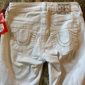 Women’s True Religion Jenny Curvy Mid-Rise Capri